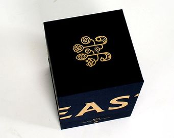 Bijoux magnétiques vigoureux de bougie de boîte-cadeau de fermeture empaquetant la couleur noire